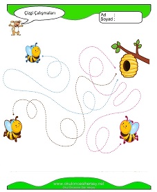 Çizgi Çalışma Sayfaları